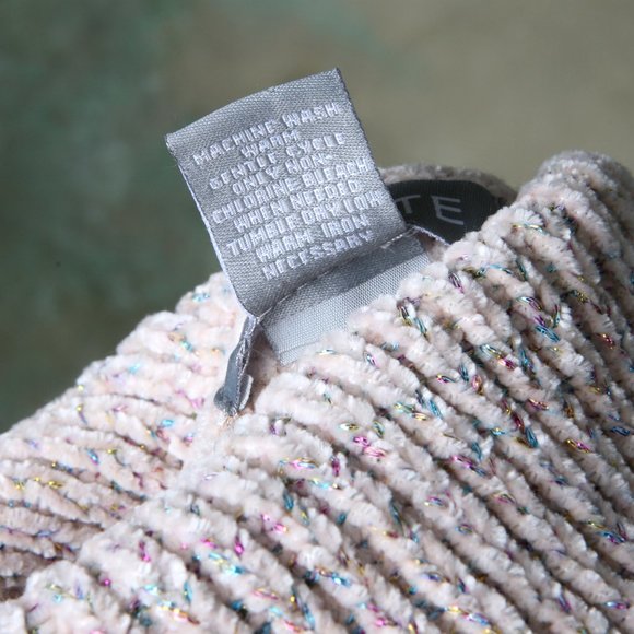 Palette Blush Chenile Cozy Turtleneck Sweater S - Picture 11 of 12